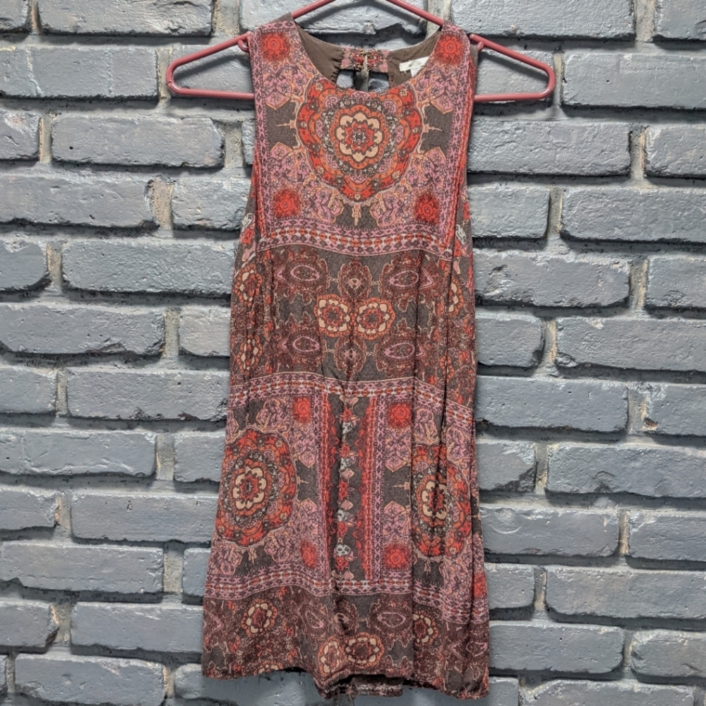 Urban Outfitters Ecote Tapestry Printed Slip Dress XS